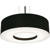 AFX Lighting MCP1932MBBK-BK 19-in 25W  Montclair E26 Pendant 3 Lights, 120V, Black Finish