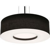 AFX Lighting MCP2432MBBK-BK 24-in 25W Montclair E26 Pendant Light, 120V, Black Finish