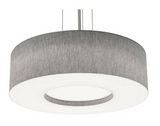 AFX Lighting MCP2432MBBK-GY 24-in 25W Montclair E26 Pendant Light, 120V, Gray/ Black Finish