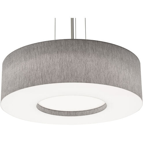 AFX Lighting MCP2432MBSN-GY 24-in 25W Montclair E26 Pendant 3 Lights, 120V, Gray/ Nickel Finish