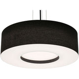 AFX Lighting MCP3044L5AJUDBK-BK 30-in 60W Montclair E26 Pendant Light, 120-277V, Black/Black Finish