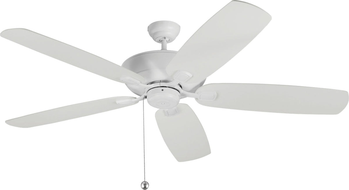 Generation Lighting Colony 60 inch matte white ceiling fan