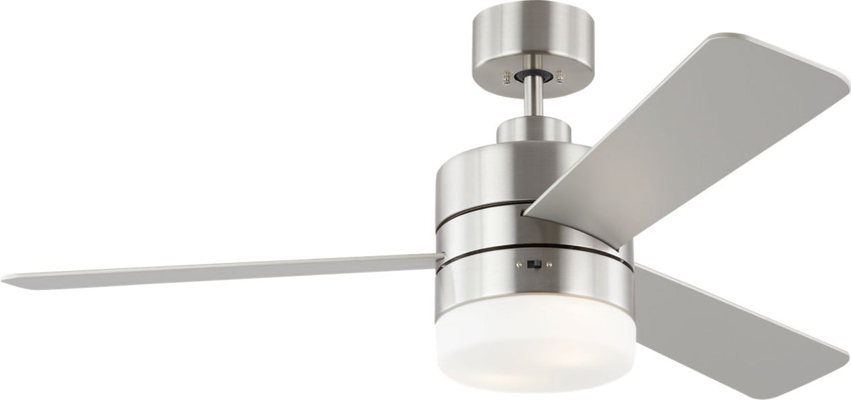 Generation Lighting 3ERAR44BSD Era 44 LED brushed steel ceiling fan