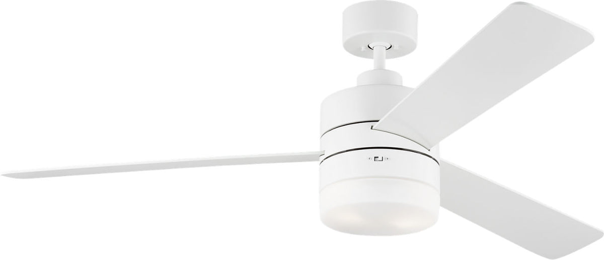 Generation Lighting Era 52 LED matte white ceiling fan with light kit