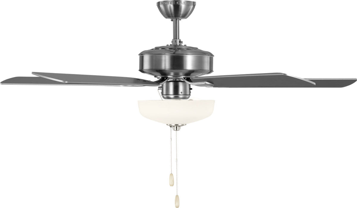 Generation Lighting 5LD52BSD Linden 52 LED 52 inch Brushed Steel Ceiling Fan