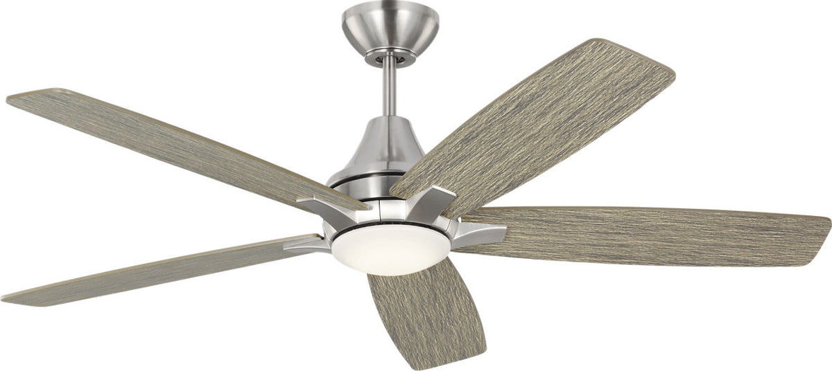 Generation Lighting Lowden 52 LED 52 inch brushed steel ceiling fan