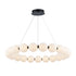 Trans Globe Lighting MDN-1592 BK Orb II black LED pendant ceiling light