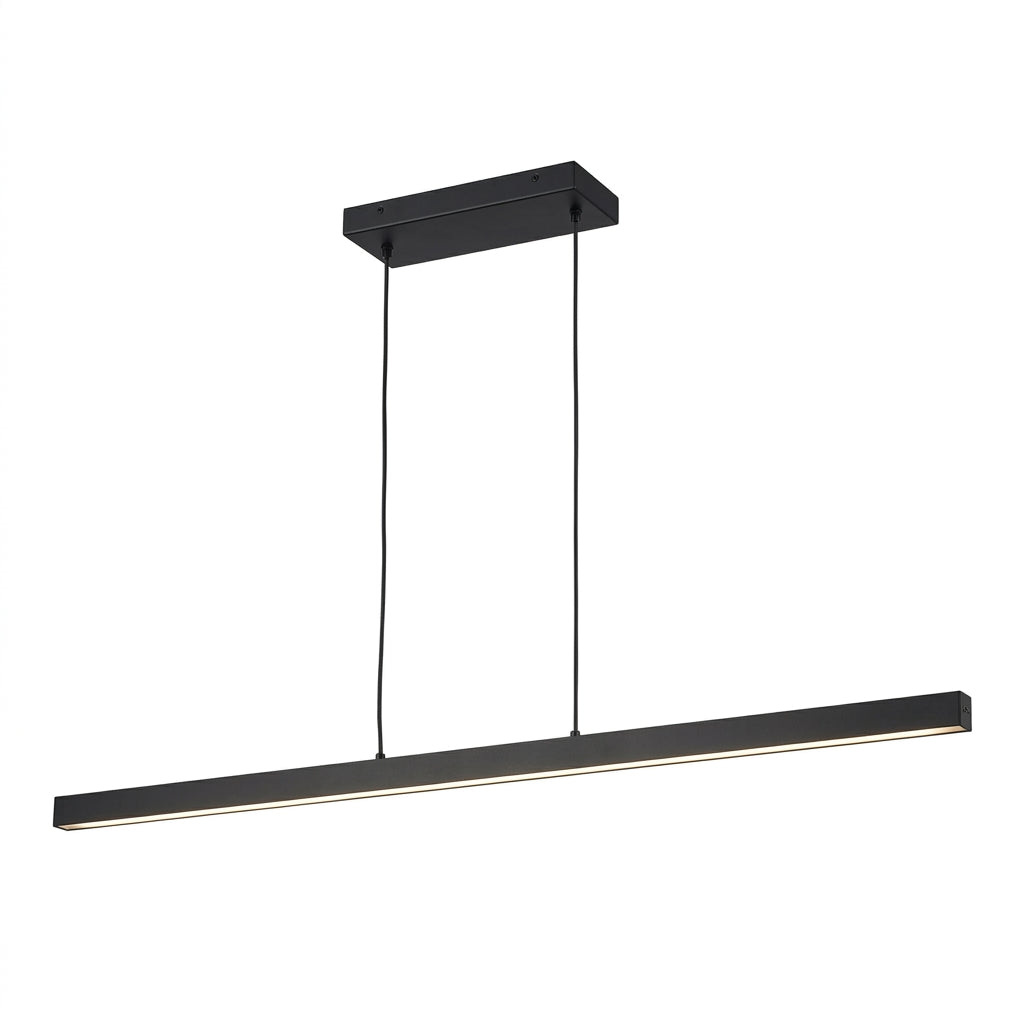 Trans Globe Lighting MDN-1641 BK Isolde 45 inch Black LED Linear Pendant Ceiling Light