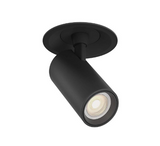 DALS Lighting MFD03-MW-CC-BK 3in Directional Spot Recessed, 5cct, Multi-wattage in Black Finish