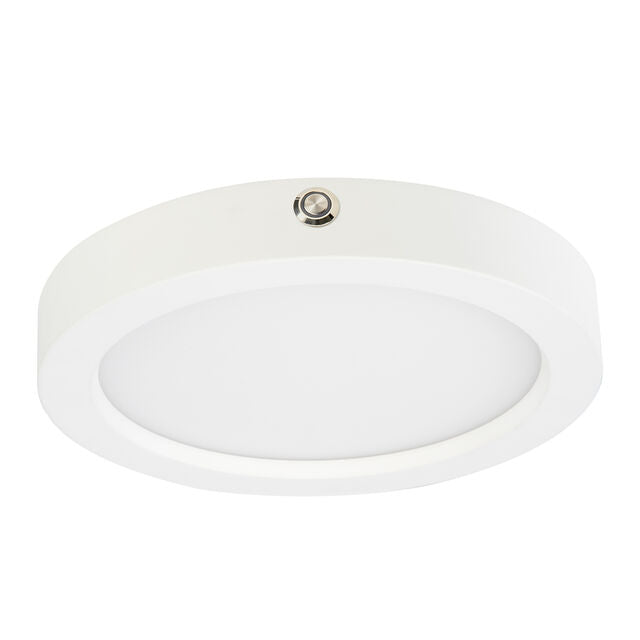 ESL Vision ESL-DDSK-R7-14W-12750-EMG 7" Round Decorative LED Disk (DDSK ) - Triac Dimmable - 120 VAC - 14 Watt - Selectable CCT (2700K/3000K/3500K/4000K/5000K), White