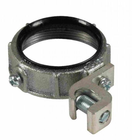 Orbit MGBLL-150-10 1-1/2 Inch Malleable Ground Bushings Insulated W/ Universal Lay-in Lug, Lug Range #14 - #1/0