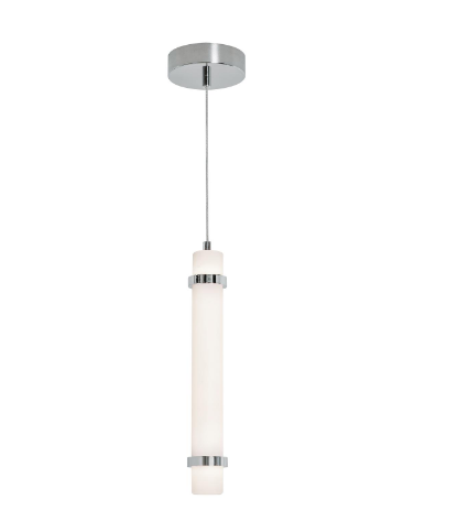 AFX Lighting MIAP15LAJUDPC Miami 15 Inch LED Pendant Light, 120-277V, Watt 15W, Selectable 5CCT, Polished Chrome Finish