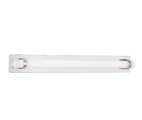 AFX Lighting MIAV3604LAJUDPC Miami 36 Inch LED Vanity Wall Light, 120-277V, Watt 28W, Selectable 5CCT, Polished Chrome Finish