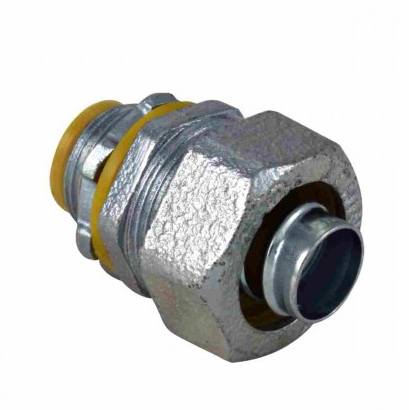 Orbit MLTI-50 1/2 Inch Trade Size, Malleable Iron Liquid Tight Conn. Straight Insulated Throat