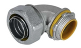 Orbit MLTI90-200 2" Malleable Iron Liquid Tight Connector 90 Degree Angle Insulated Throat