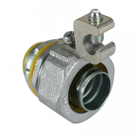 Orbit MLTILL-100 1" Insulated Straight Liquid Tight Connector With Aluminum Lug #14-#4