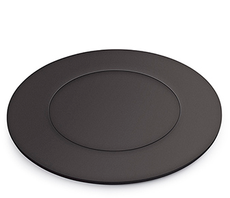 Lew Electric MOI4-DP1-C4-BK-DC Customizable, flush mounted, 2-Hour Fire Rated Poke-Through with four inch core, Decora receptacle & (4) communication openings , Black Finish, Drop Cover