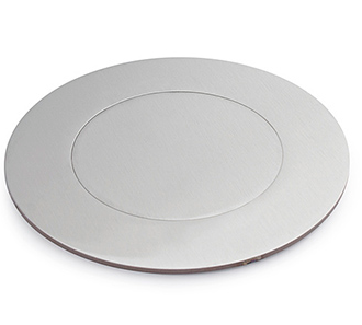 Lew Electric MOI4-DP1-C4-SS-DC Customizable, flush mounted, 2-Hour Fire Rated Poke-Through with four inch core, Decora receptacle & (4) communication openings , Stainless Finish, Drop Cover