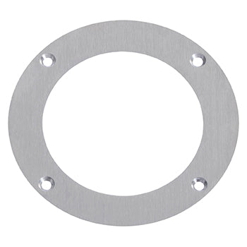 Lew Electric MOI4-PASSTHROUGH-BR-AHC Customizable, Flush Mounted, 2-Hour Fire Rated Poke-Through with Four Inch Core, 2.5" Trade Size Circular Opening, Articulated Hinged Cover, Brass Finish