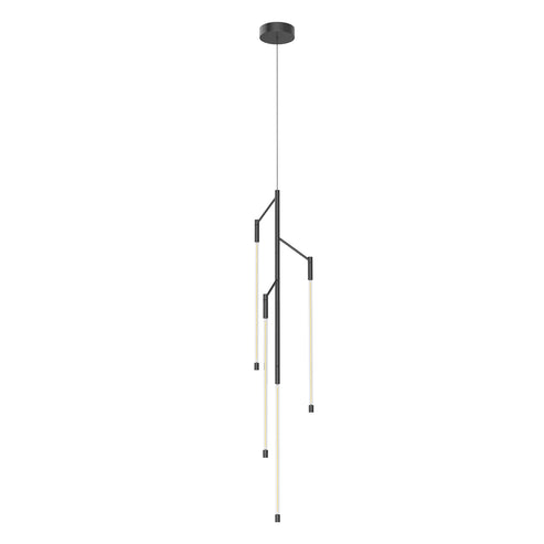 Kuzco Lighting PD74746-BK-UNV Motif 46-in Pendant Ceiling Light - CCT: 2700K - Finish: Black