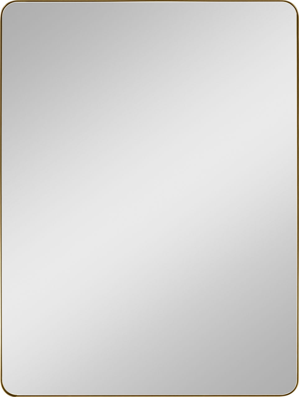 Generation Lighting MR1305BBS Planer burnished brass wall mirror