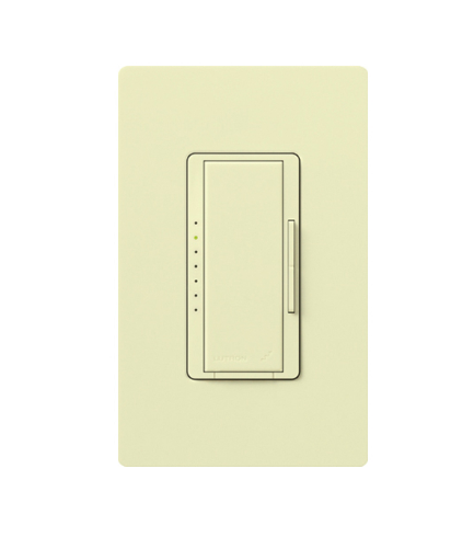 Lutron MRF2S-6ELV120-AL Vive Maestro Wireless RF Electronic Low-Voltage Dimmer - 600W Max - Almond Finish