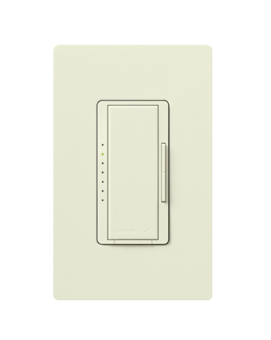 Lutron MRF2S-6ELV120-BI Vive Maestro Wireless RF Electronic Low-Voltage Dimmer - 600W Max - Biscuit Finish