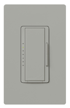 Lutron MRF2S-6ELV120-GR Vive Maestro Wireless ELV Dimmer, 600W ELV/150W LED, 1 Pole/Multi-Location, Neutral Required, 120V, Gray Finish