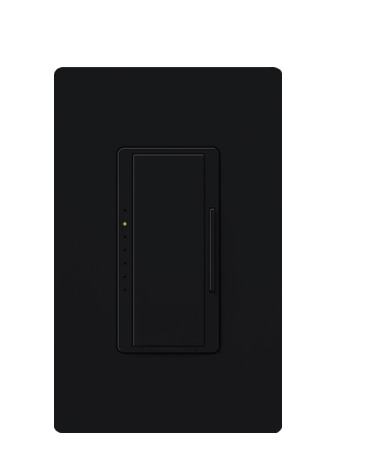 Lutron MRF2S-6ELV120-MN Vive Maestro Wireless RF Electronic Low-Voltage Dimmer - 600W Max - Midnight Finish