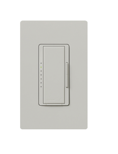 Lutron MRF2S-6ELV120-PD Vive Maestro Wireless RF Electronic Low-Voltage Dimmer - 600W Max - Palladium Finish