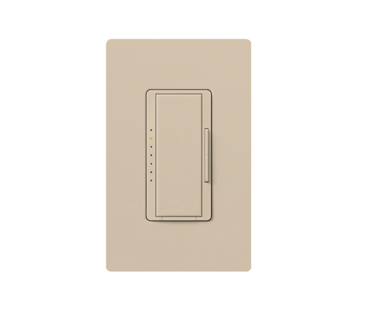 Lutron MRF2S-6ND-120-TP Vive Maestro Wireless RF Commercial Dimmer - 600W Max - Taupe