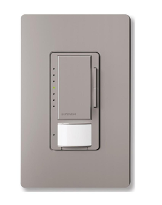 Lutron MRF2S-8SDV010-GR Maestro RF 0–10 V Sensor Dimmer/RF Sensor Switch, Gray Finish