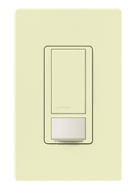 Lutron MS-OPS2H-AL Maestro Occupancy and Vacancy Sensor with Switch Single Pole 120V / 2A, 250W, Almond Finish