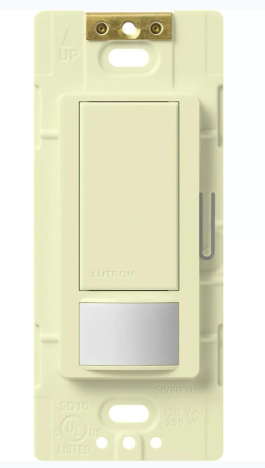 Lutron MS-VPS5MH-AL Maestro Switch with Vacancy Sensor Multi Location 120V / 5A, Almond Finish