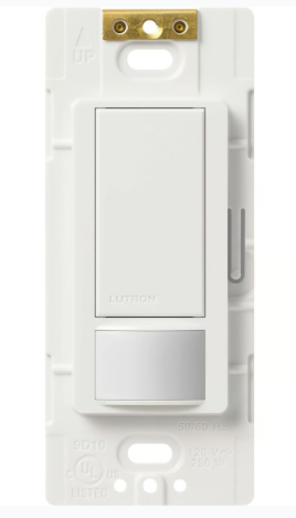 Lutron MS-VPS5MH-WH Maestro Switch with Vacancy Sensor Multi Location 120V / 5A, White Finish