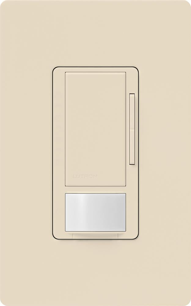 Lutron MS-Z101-V-LA MAESTRO 0-10V Occupancy/Vacancy Dimmer Sensor, Light Almond Finish
