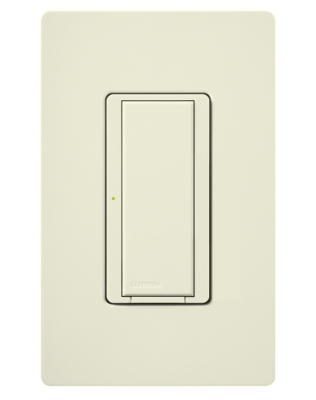 Lutron MSC-S8AM-BI Maestro Satin Single Pole/Multi-Location Switch, 8A Light, 3A Fan, Biscuit Finish