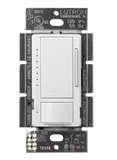 Lutron MSCL-OP153M-SW Maestro LED+ Motion Sensor/Dimmer Switch, 150W LED, Single-Pole or Multi-Location, Snow Finish