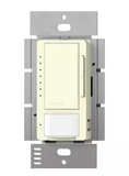 Lutron MSCL-VP153M-LA Maestro LED+ Vacancy-Only Sensor/Dimmer Switch, 150W LED, Single-Pole or Multi-Location, Light Almond Finish