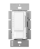 Lutron MSCL-VP153M-SW Maestro LED + Vacancy Only Sensor/Dimmer Switch, 150W LED, Single-Pole or Multi-Location, Snow Finish