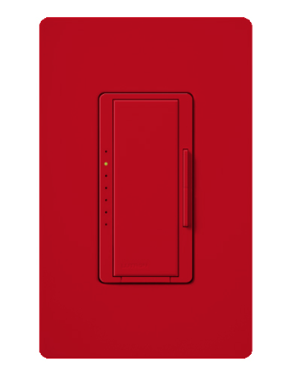 Lutron MSCLV-600M-HT Maestro Satin Digital Fade Dimmer, Single Pole/Multi-Location, 600VA (450W) Magnetic Low Voltage, Hot Finish