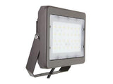 MaxLite MSF50UN-40BY 50Watts LED Slim Flood Light With Yoke Mount, Narrow, 6270 lumens, Color Temperature 4000K