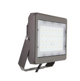 MaxLite MSF50UW-50BY LED Slim Flood Light 50W 120-277V Wide 5000K Bronze Yoke Mount