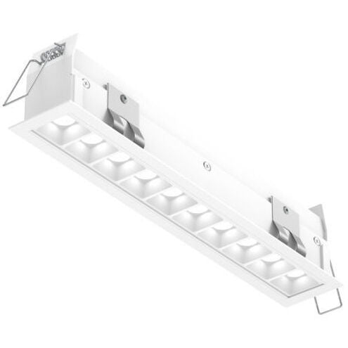 DALS Lighting MSL10-CC-AWH PinPoint Modern LED 10-Light Linear Recessed ...