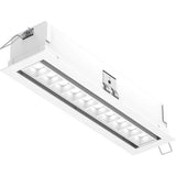 DALS Lighting MSL10G-3K-AWH Modern White LED 10-Light Microspot Down Lighting Insert