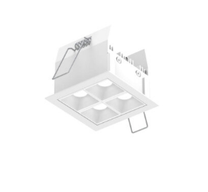 Dals Lighting MSL4-CC-V-AWH 3 Inch Multi-spot Recessed downlight, Watt 12W, Lumens 600lm, 5CCT 2700K / 3000K / 3500K / 4000K / 5000K White Finish