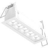 DALS Lighting MSL5-CC-AWH PinPoint Modern LED 5-Light Down Lighting Insert