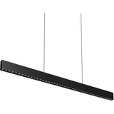 DALS Lighting MSLPD48-CC-BK PinPoint Linear 42 Light 2.6 inch Black Pendant Ceiling Light, Indoor