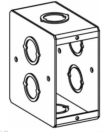 Orbit MTB-350 3-1/2” Deep, Masonry Thru Box With Cko