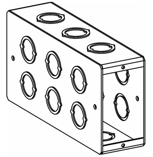 Orbit MTB-750 7-1/2” Deep, Masonry Thru Box With Cko